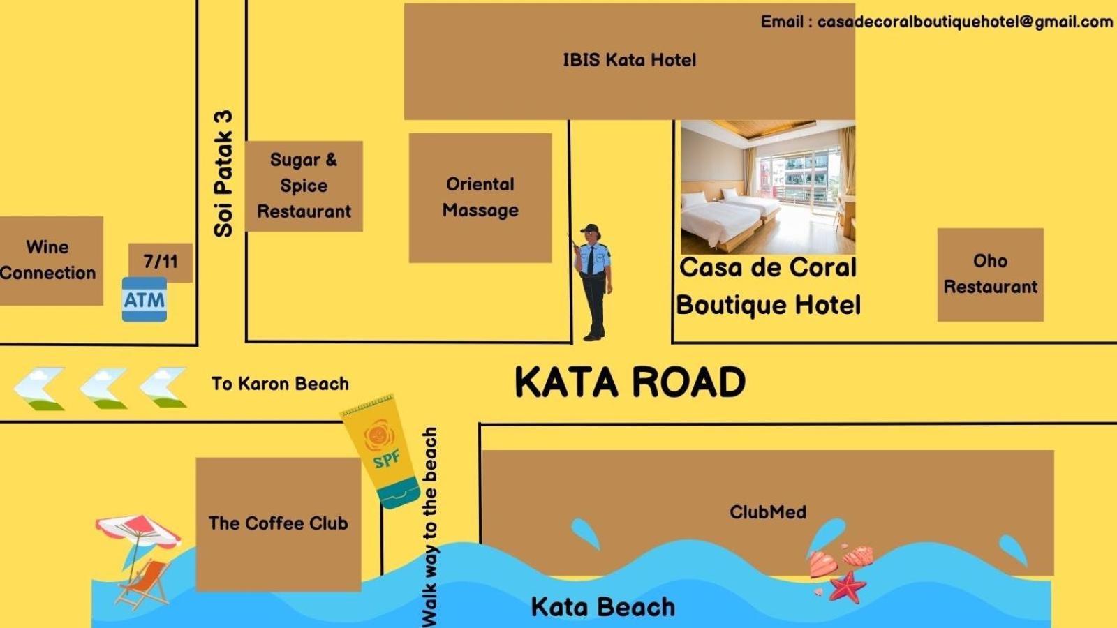Casa De Coral Boutique Hotel Bãi biển Kata Ngoại thất bức ảnh